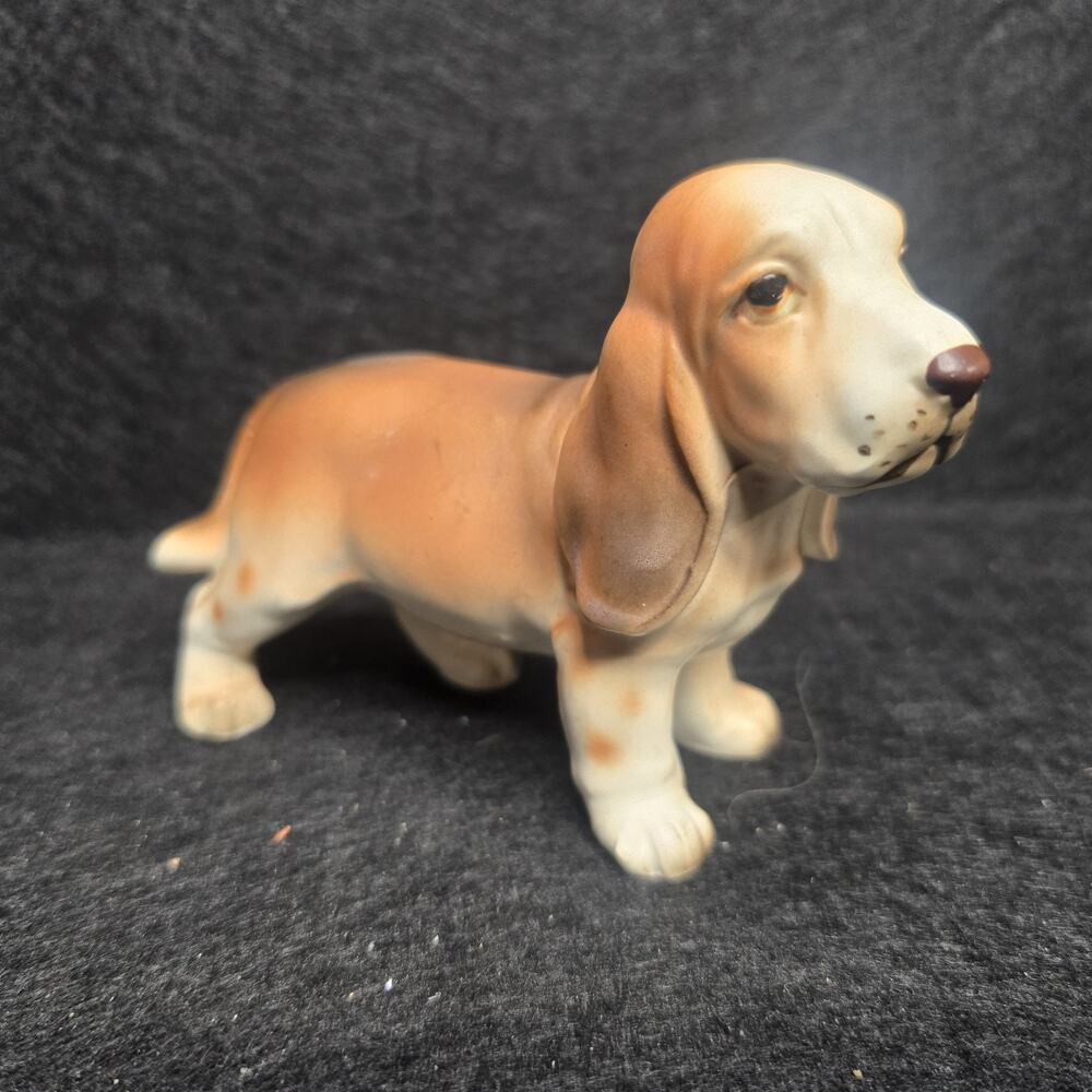 Vintage Napcoware Dog Bassett Hound C9051 Made in Japan